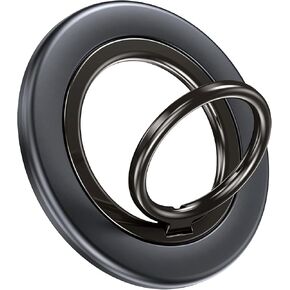 CreaDream Magnetic Phone Ring Holder for MagSafe, 360° Rotation Magnet Cell Phone Finger Ring Grip Stand, Two-Sided Magnetic Adjustable Kickstand, Compatible with iPhone 16 15 14 13 Pro Max Plus