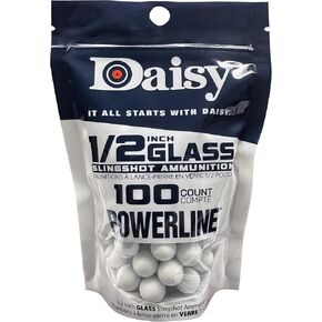 Daisy 1/2" Glass Slingshot Ammo Bag of 100