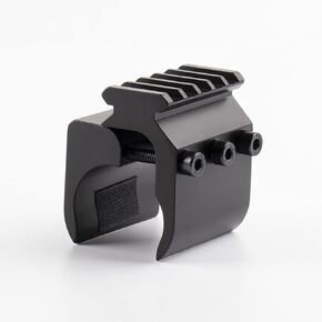 Gulacoo Tatcical Flashlight/Laser Sight Barrel Clamp Mount with Standard Rail for 10~20Gauge Shotguns and Magazine Tubes