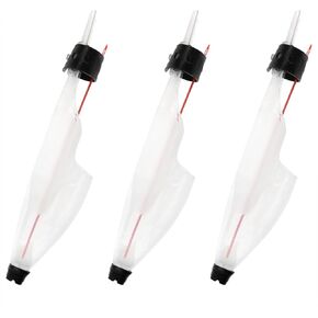 21cm Rod Head Plastic Retractable Rod Head Cover Rod Top Protector for Sea Fishing Accessories 3PCS