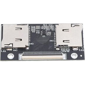 Micro Storage Card Adapter, PCB Micro Storage Card to CE ZIF SSD Adapter, 2 Micro Cards to CE ZIF SSD for Laptops Gaming Consoles,etc