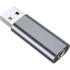 Pastall USB to 3.5mm Audio Adapter, USB to Aux Adapter, USB to Headphone Jack Adapter,Aux to 3.5mmadapter for Linux/PS4/PS5/Headphone/Mac/Laptop/Desktops/Docking Station.