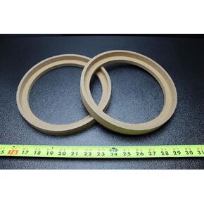 2 MDF Speaker Ring Spacer 8 BZ Bezel INCH Wood 3/4 Thick Fiberglass Box RING-8BZ