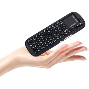 iPazzPort Mini Bluetooth＆ 2.4GHz Wireless Keyboard with Touchpad Mouse Combo for Android TV Box/PC/Tablet/PS4/Raspberry Pi 3/HTPC KP-19SM