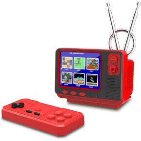 E-MODS GAMING Handheld Gaming Console Built in168 Video Game Mini TV Game Console for Kids Party Favors 3.0 Inch Screen Retro Game Console Support Two-Player Gamepad Birthday Gift for Children/Adult