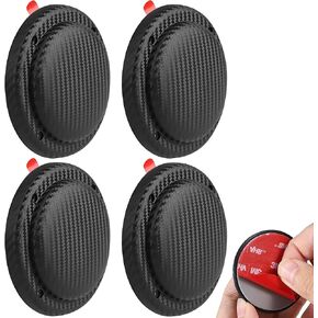 3M Adhesive Sticker Mount for AirTag MiTag GPS Tracker, Surface Stick-On Holder for Hiding Item Finder/Tracking Tag on Ski, Bike, Car, Trailer, Drone, Camera, Luggage, 4 Pack