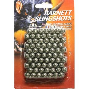 Barnett Stainless Steel Slingshot Ammo for Barnett Slingshots, Hunting Quality, 38 Caliber