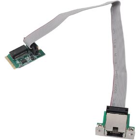 Gigabit M.2 M Key Key Ethernet شبكة توسيع شبكة ، منفذ واحد 2.5G M.2 A E Server NIC ، RTL8111H بطاقة معدات التحكم الصناعية ، دبوس مستقيم