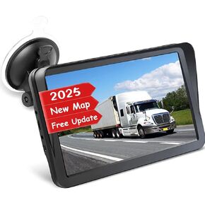 Car GPS Navigation Truck RV, GPS Navigator with 9 inch, 2025 Maps (Free Lifetime Updates), Truck GPS Commercial Drivers, Semi Trucker GPS Navigation System, Custom Truck Routing