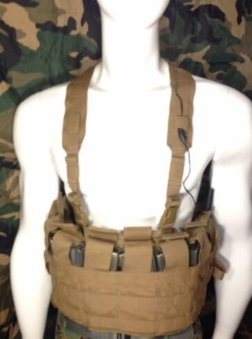 USMC Chest Rig - Coyote Tan Tactical LBV in Kuwait