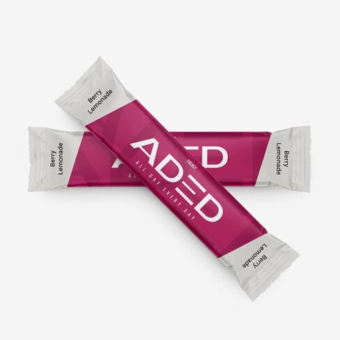 مشروبات aded aded Energy + ترطيب الفيتامينات المعادن الشوارد nootropics مسحوق الشراب شرب السكر - نكهة الليمون التوت (20 حزمة فردية) in Saudi Arabia