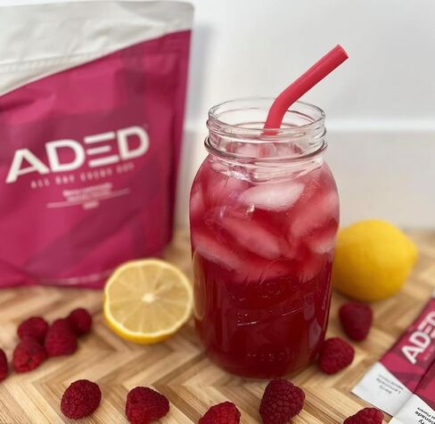 مشروبات aded aded Energy + ترطيب الفيتامينات المعادن الشوارد nootropics مسحوق الشراب شرب السكر - نكهة الليمون التوت (20 حزمة فردية) in Saudi Arabia