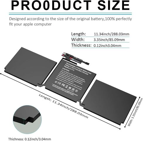 A1713 A2171 استبدال بطارية الكمبيوتر المحمول لبطارية MacBook Pro A1708 ل 13-Zoll A1708 (2016،2017) A2159 (2019) A2289 (2020) A2338 (2020،2022) in Saudi Arabia