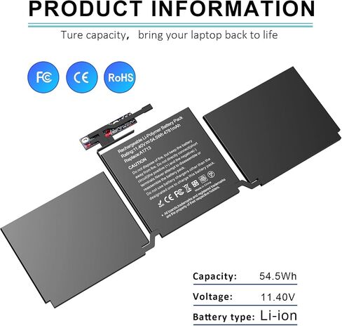 A1713 A2171 استبدال بطارية الكمبيوتر المحمول لبطارية MacBook Pro A1708 ل 13-Zoll A1708 (2016،2017) A2159 (2019) A2289 (2020) A2338 (2020،2022) in Saudi Arabia