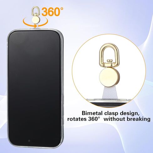 4 PCS هاتف Tether Tab Tab Phone Lanyard Patch Universal Phone Lanyard Tab 360 ° Rotating Cord Loop in Saudi Arabia
