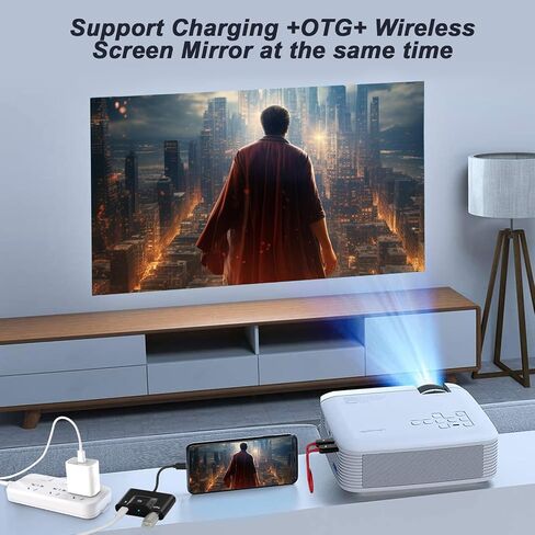 جهاز إرسال ومستقبل HDMI اللاسلكي ، USB C Wireless HDMI Extender Plug & Play ، دعم 98 قدمًا/30 مترًا طويلًا in Saudi Arabia