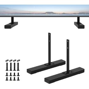 Metal TV Stand Base for Sharp TV Legs Only for Sharp LC-80C6500U LC80LE632U LC80LE633U LC80LE642U LC-80LE650U LC80LE844 LC80LE844UB TV Model We Listed TV Stand Legs Replacement for Sharp with Screws