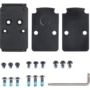 ohhunt Red Dot Mount Plate Compatible with Holosun 407/507C/508T/Trijicon RMR/SRO and for Glock G17 G19 MOS Models
