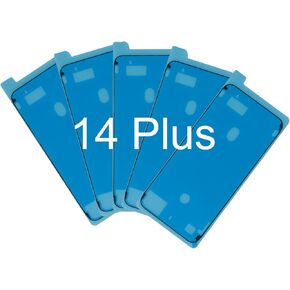5 PCS for iPhone 14 Plus Waterproof Pre-Cut Adhesive Sticker Fix Water Proof Stickers Kit for iPhone 14Plus 6.7" Screen Frame Sealing Tape Repair Watertight Internal A2632 A2885 A2886 A2887