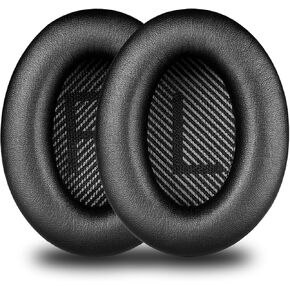 Replacement Earpads Headphone for Bose Quietcomfort 35 QC25 QC15 Ae2 SoundLink, Memory Foam Soft Soundtrue Earpads Cushions for Bose Headphones, Comfortable Thickness