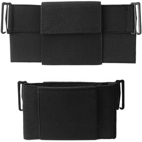 2Pcs Sports Invisible Mobile Phone Waist Bag Men's Portable Waist Bag Women's Outdoor Work Elastic Mobile Phone Bag Multi-layer Storage Bag L&S