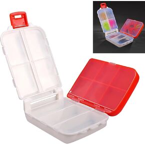 Conskyee Fishing Tackle Box, 3 Layers Portable Fishing Lure Box Handheld Terminal Tackle Trays Plastic Storage Organizer with Dividers, Foldable Fishing Jig Box Bait Vault