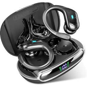 سماعات الأذن اللاسلكية ، سماعات Bluetooth 5.3 براعم الأذن ستيريو HIFI ، سماعات أذن بلوتوث 80 ساعة مع حالة شحن عرض مزدوجة LED ، وسماعات الأذن IPX7 مقاومة للماء لـ Android iOS in Kuwait