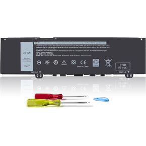 38Wh F62G0 Laptop Battery Replacement for Dell Inspiron 13 7000 7373 7386 2 in 1 7370 7380 5370 P91G P83G P87G P91G001 P83G001 P83G002 P87G001 Vostro 13 5370 39DY5 039DY5 0F62G0 RPJC3 11.4V 3333mAH