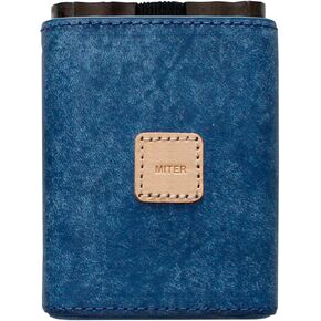 MITER Case for iFi xDSD iFi xCAN Portable DAC, Handmade Italy Pueblo Leather Case Cover for xCAN xDSD (Blue)