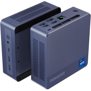Mini PC ، Intel 12th N95 (حتى 3.4 جيجا هرتز) كمبيوتر ميني ، ذاكرة الوصول العشوائي 16 جيجا بايت 512GB SSD ، USB3 ، N95 MINI Desktop Computers تدعم 4K UHD DAND DAND