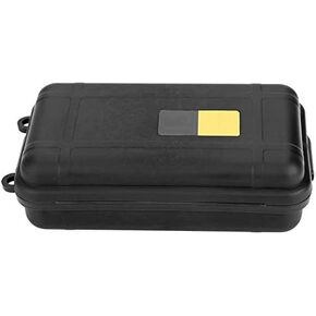 Zer one Survival Box Plastic EDC Waterproof Outdoor Storage Container Sealed Survival Equipment(L-Black)