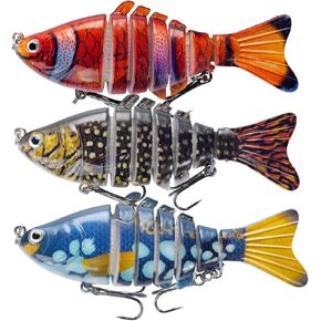 Lure Hard Bait Multi-Section Fish Simulation Bait Plastic Seven-Section Bait
