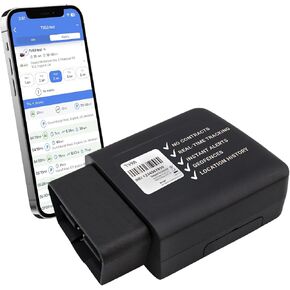Truview TV500 OBD II, 4G GPS Tracker with Global SIM - Real-Time & Reliable Vehicle Tracking Device for Cars, Vans & Fleets - Plug & Play, Mobile App, 24/7 Support - No Contract Required