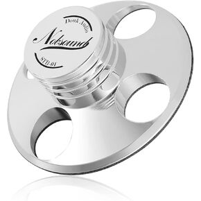 Nobsound STB-01 LP Vinyl Turntables Metal Disc Stabilizer Record Weight HiFi (Silver)