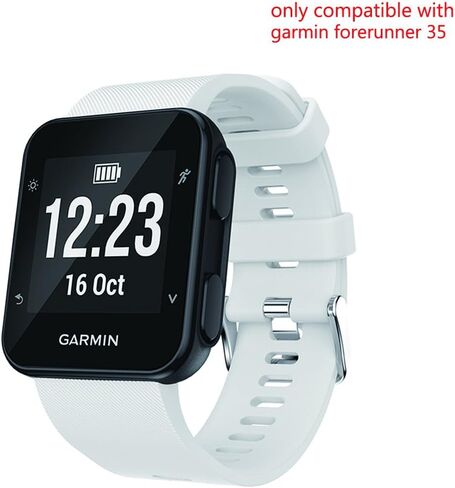 Compatible Replacement Band for Garmin Forerunner 35 Accessories Watchbands, 10 Color Replacement Watch Band with Stainless Buckle and Rubber Strap in Saudi Arabia