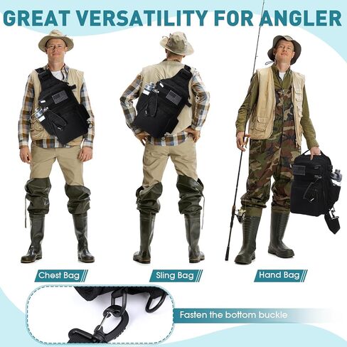9 Pcs Fishing Tool Kit Fishing Gear and Equipment Include Backpack Pliers Set Tackle Boxes Fish Lip Gripper Hook Remover Tactical Flag Patch(Black) in Saudi Arabia