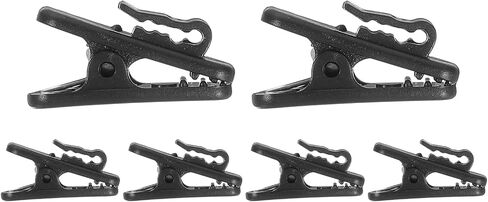 Harfington 6pcs مقاطع سلك سماعة رأس 0.94 "طول سماعة رأس صغيرة كابل سدادات أذن سماعة أذن كبلات Clamp Clamp Clamp Clamp Microphone Coll Abor in Saudi Arabia