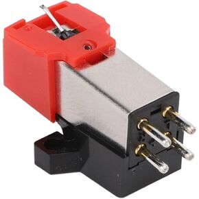Magnet Cartridge AT91R, AT91R Phonograph Cartridge for LP3 Phonograph, Dual Magnet Cartridge Moving Turntable Replacement Parts, Dynamic Magnetic Phono Needle for LP3 Phono