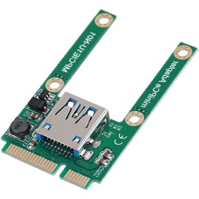 Jectse MSATA to USB Conversion Card, MSATA to USB Adapter Card, Transparent Operating System, for Small USB Device to Enter Laptops Built-in
