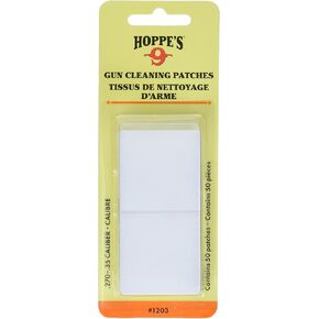 Hoppe's No. 9 Gun Cleaning Patch, .270-.35 Caliber (50 Pack)