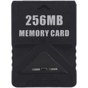 PS2 Memory Card, High Speed Game Memory Card, Portable Memory Cards Replacement, Compatible with PS2 Accessories for Saving Games and Information (64MB)