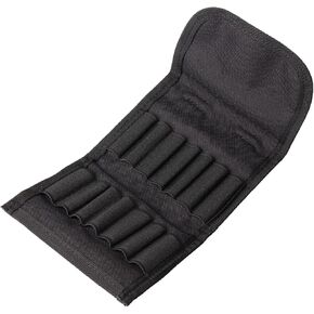 Tactical Ammo Pouch for Bullets Foldable Ammo Carrier with 14 Cartridge Holders Velcro Magazine Pouch for Hunting Ammunition Carrier Bag for Shooting Range