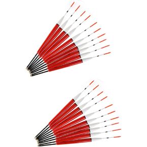 Toasis Fishing Slip Bobbers Paulownia Wooden Fishing Floats Pack of 20