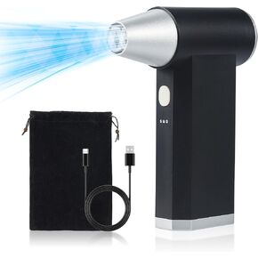 Compressed Air Duster High Speed 130000RPM Electric Air Duster with 4 Gear Rechargeable Cordless Jet Fan for Car Drying, Multipurpose Air Blaster Versatile and Portable in Saudi Arabia
