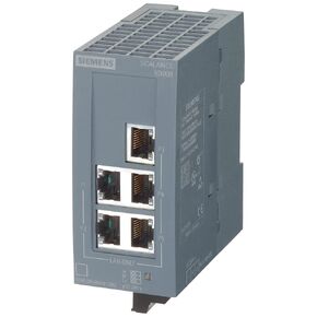 Siemens 6GK50050BA001AB2 SCALANCE X005 Industrial Ethernet Switch 24 Volt DC 0.07 Amp 10/100 Mbps