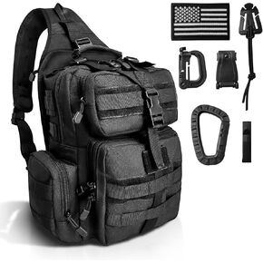 ALVOD Tactical Backpack for Men, Shoulder Backpack for Hiking