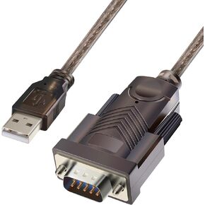 USB to RS232 Adapter with FTDI Chipset: 6ft USB 2.0 Male to RS232 Female DB9 Serial Converter Cable for Cashier Register, Modem, Scanner, Digital Cameras, CNC 6 Feet