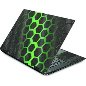 MightySkins Glossy Glitter Skin Compatible with HP Spectre X360 16" (2022) - Green Hex | Protective, Durable High-Gloss Glitter Finish | Easy to Apply, Remove, and Change Styles | Made in The USA