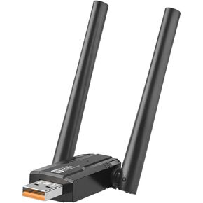 USB WiFi 6 Adapter Bluetooth 5.4, AX900M Dual Band 5/2.4Ghz,Wireless Network External Receiver for Laptop/PC/Desktop，with 5dBi Antenna Compatible with Windows 7/10/11,Black