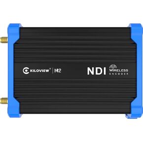 N2 Portable Wireless HDMI to NDI Video Encoder with Built-in Battery, Camera Mounted